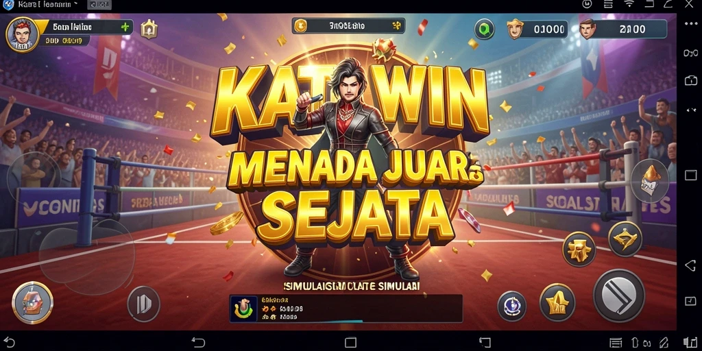Tampilan gameplay KATAWIN yang menarik dan interaktif.