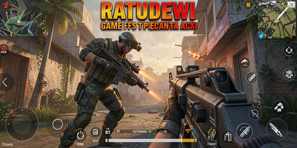 Tampilan gameplay RATUDEWI yang menegangkan dan penuh aksi.