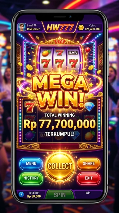 Tampilan antarmuka user-friendly hw777.